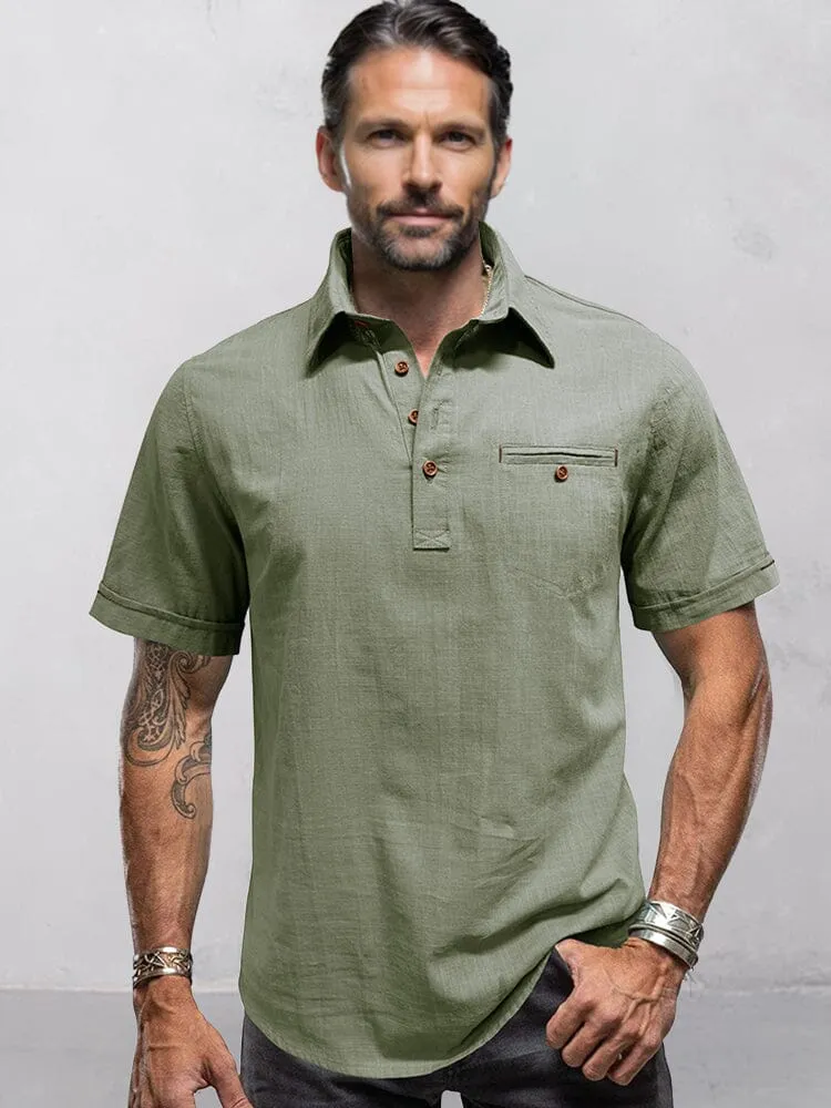 Minimalist Linen Style Shirt sold by Coofandy product image thumbnail 2