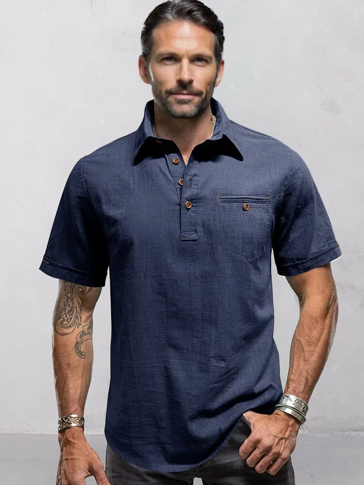 Minimalist Linen Style Shirt sold by Coofandy product image thumbnail 5