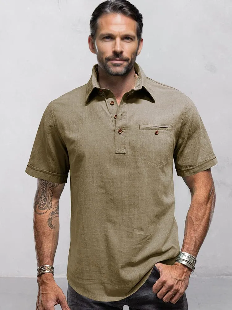 Minimalist Linen Style Shirt sold by Coofandy