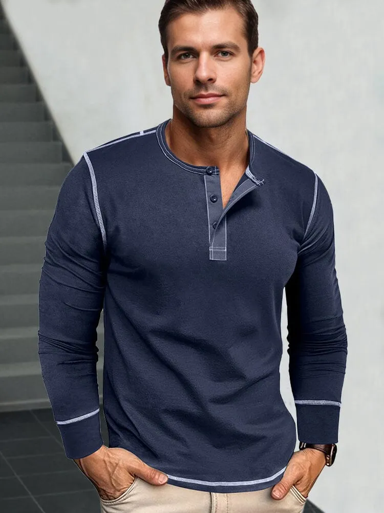 Stylish Soft Everyday Henley Shirt sold by Coofandy