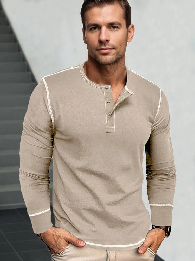 Stylish Soft Everyday Henley Shirt sold by Coofandy product image thumbnail 5