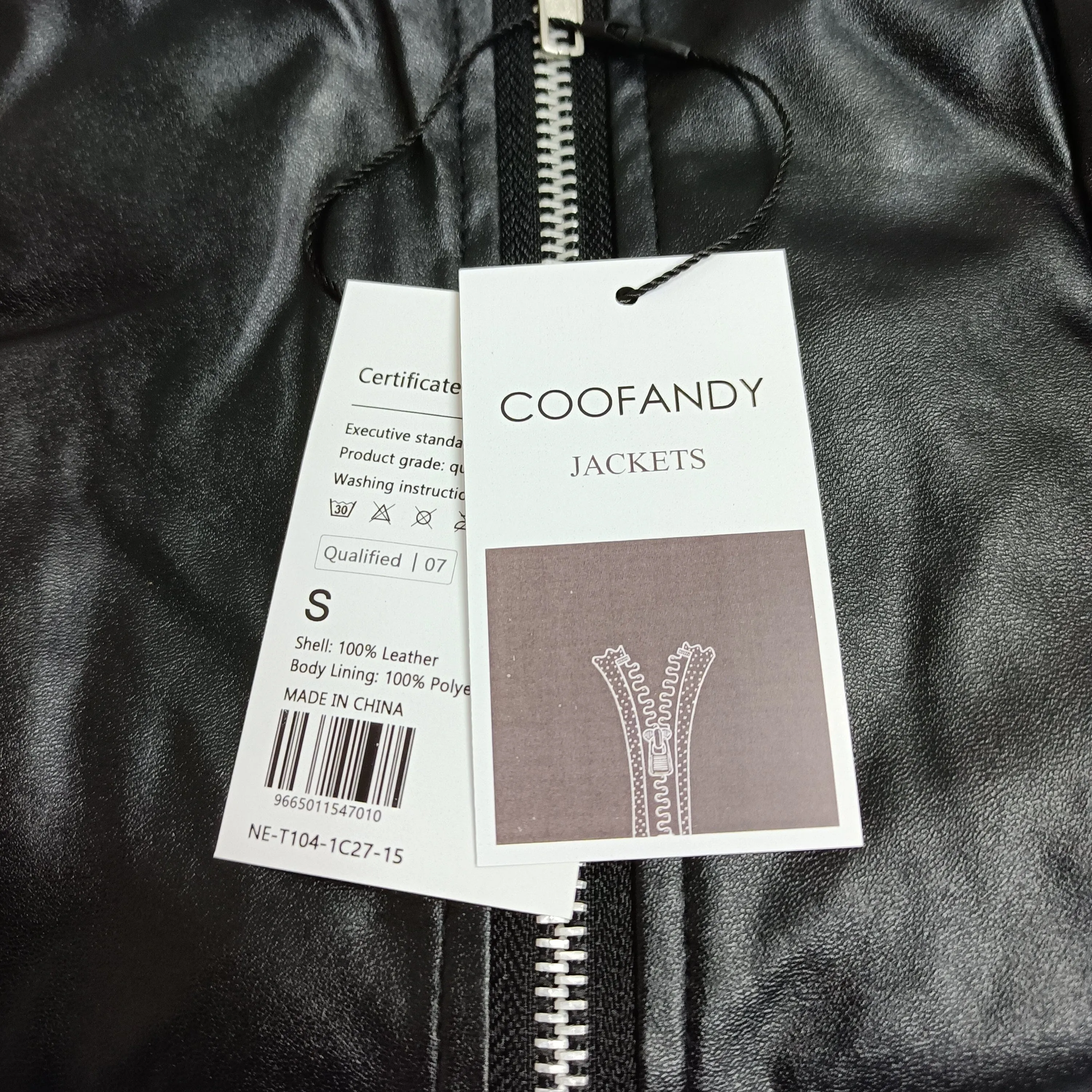 COOFANDY Classic Leather Jacket sold by Coofandy product image thumbnail 4
