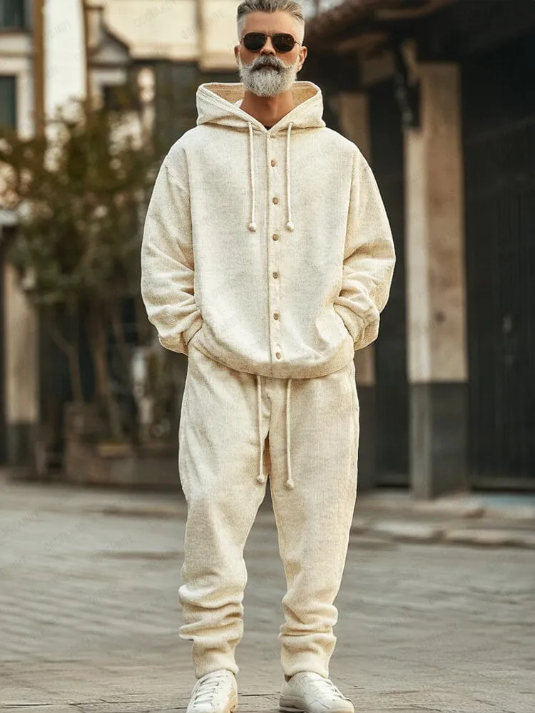 Athleisure Hoodie Jogger Pants Set sold by Coofandy