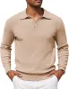 Casual Stretch Polo Sweater Shirt (US Only) sold by Coofandy