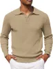 Casual Stretch Polo Sweater Shirt (US Only) sold by Coofandy