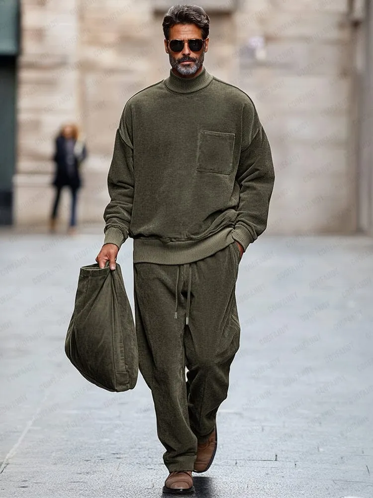 Subtle Sophistication Corduroy 2-Piece Set sold by Coofandy product image thumbnail 2