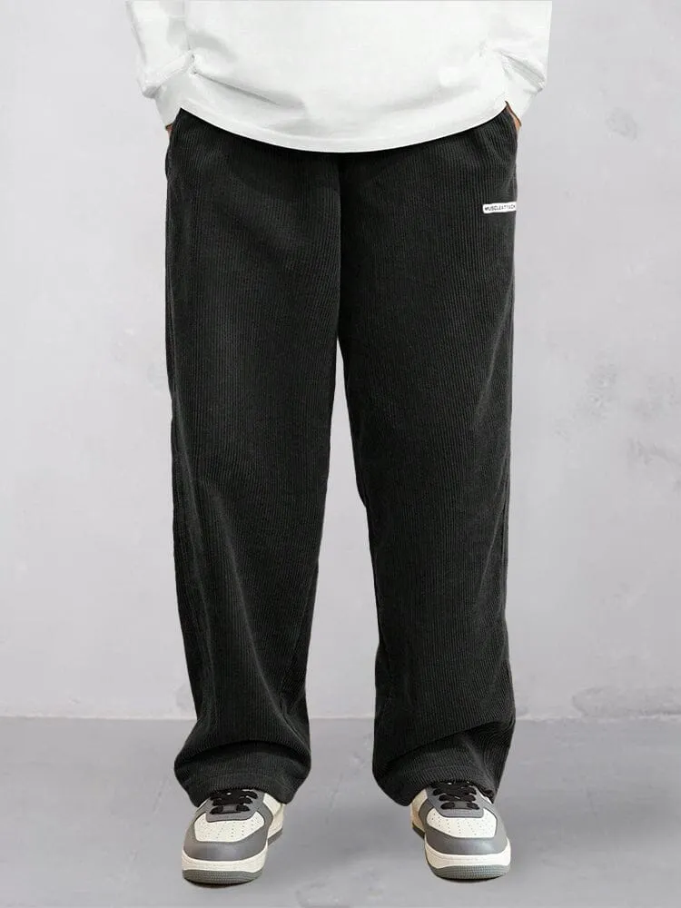 Essential Corduroy Straight Leg Pants sold by Coofandy product image thumbnail 2