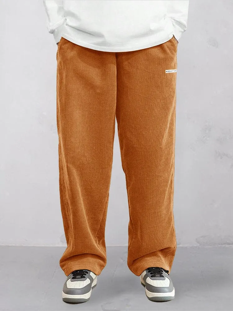 Essential Corduroy Straight Leg Pants sold by Coofandy product image thumbnail 4