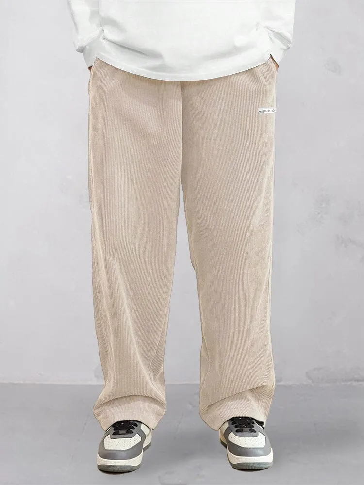 Essential Corduroy Straight Leg Pants sold by Coofandy product image thumbnail 3
