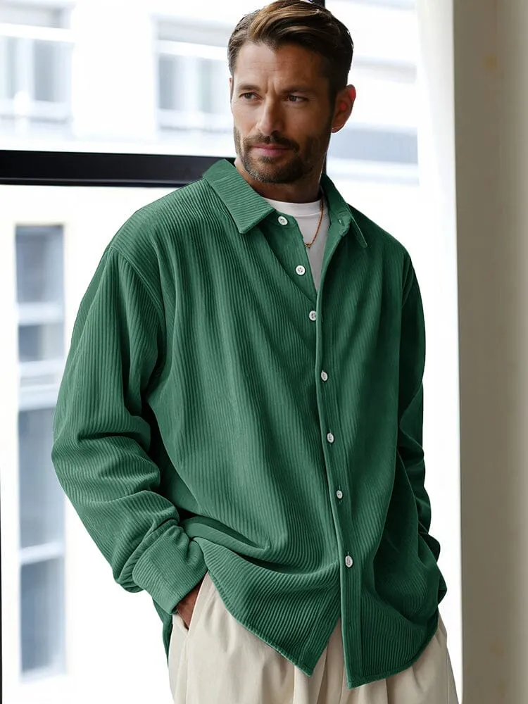Classic Casual Fit Corduroy Shirt sold by Coofandy product image thumbnail 4