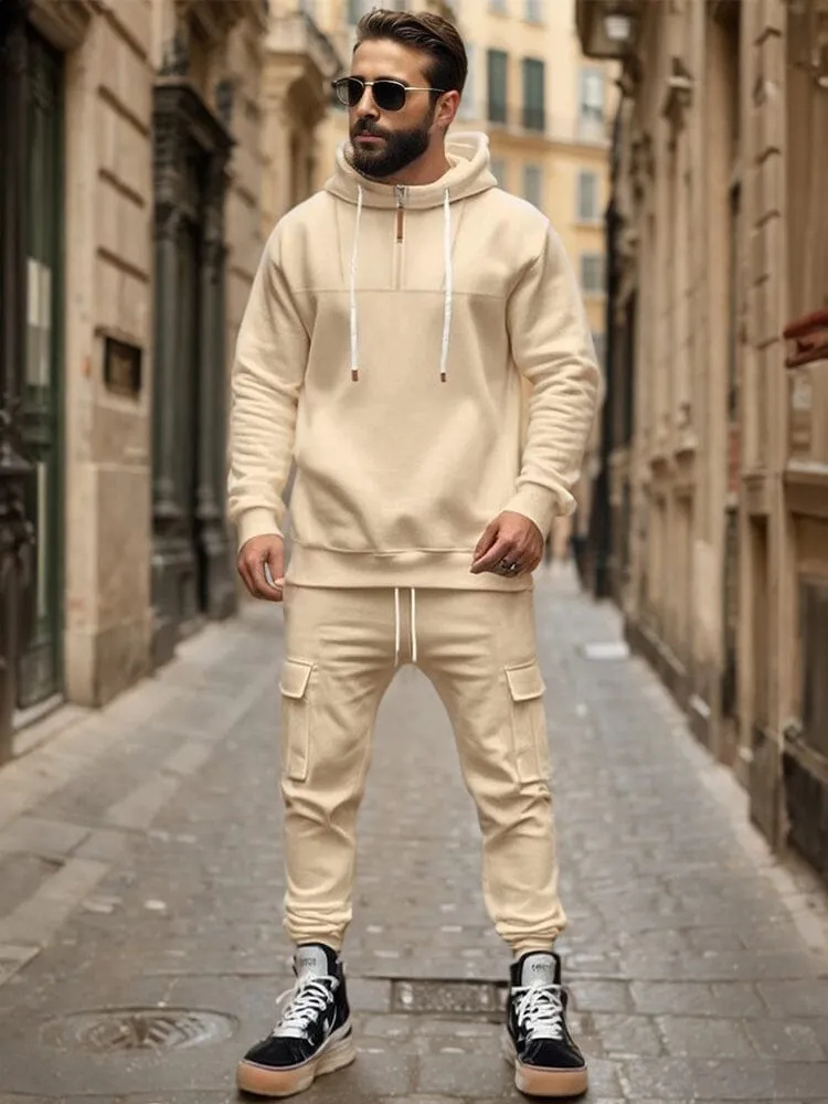 Soft Athleisure Hoodie Pants Set sold by Coofandy product image thumbnail 5