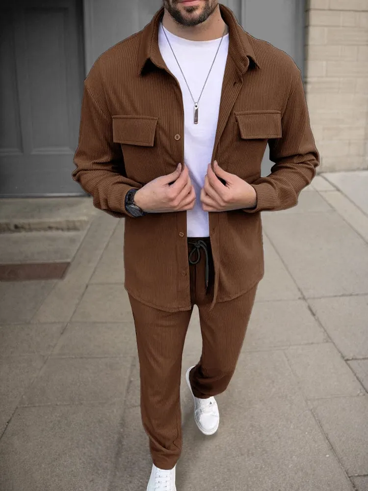 Essential Spring Corduroy 2-Piece Set sold by Coofandy product image thumbnail 3