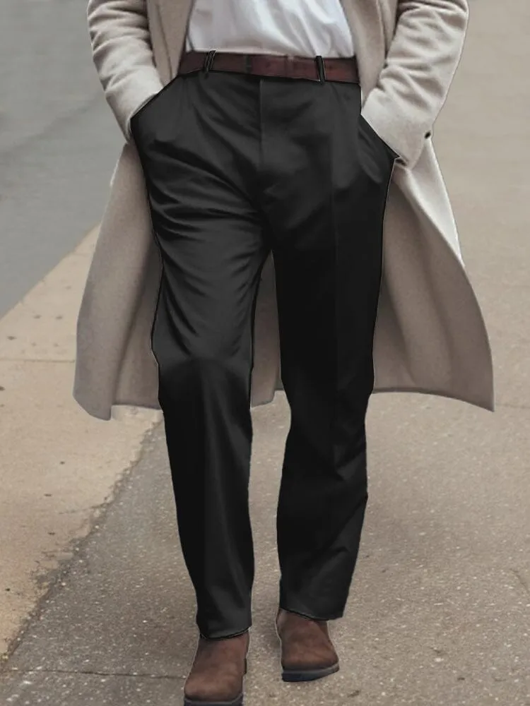 Elegant Simple Regular Fit Suit Pants sold by Coofandy product image thumbnail 2