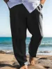Comfy Breathable Cotton Linen Trousers sold by Coofandy