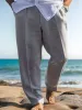 Comfy Breathable Cotton Linen Trousers sold by Coofandy