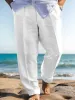 Comfy Breathable Cotton Linen Trousers sold by Coofandy