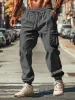Casual 100% Cotton Cargo Jogger Pants sold by Coofandy