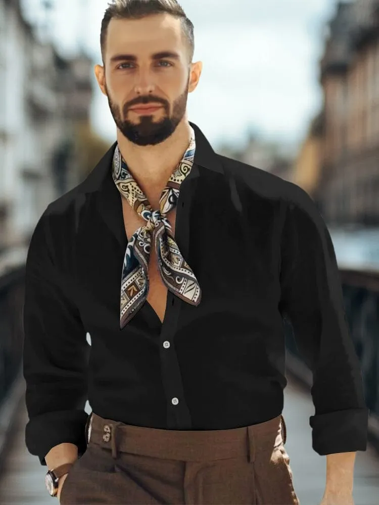 Essential Basic Solid Cotton Shirt sold by Coofandy product image thumbnail 2