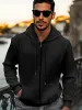 Casual Regular Fit Waffle Jacket sold by Coofandy