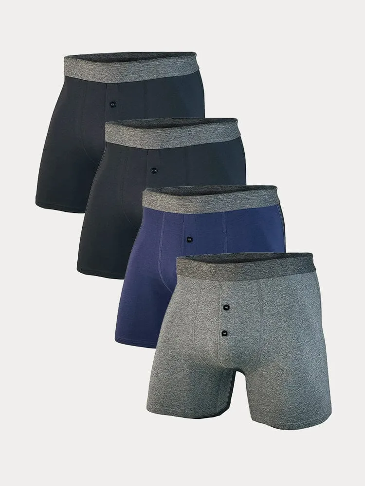 4 Pack Cotton Stretch Boxer Brief sold by Coofandy