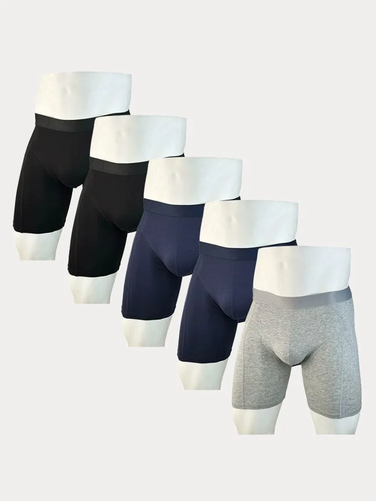 5 Pack Cotton Stretch Boxer Brief sold by Coofandy product image thumbnail 5