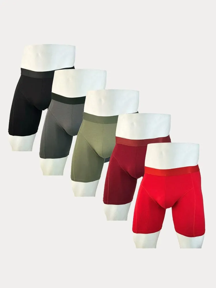 5 Pack Cotton Stretch Boxer Brief sold by Coofandy product image thumbnail 4
