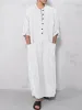 Long Cotton Linen Style Slit Shirt (Live Only) sold by Coofandy