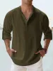 Cotton Linen Casual Long Sleeve Shirt (Live Only) sold by Coofandy
