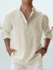Cotton Linen Casual Long Sleeve Shirt (Live Only) sold by Coofandy