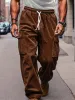 Corduroy Straight Leg Cargo Pants (Live Only) sold by Coofandy