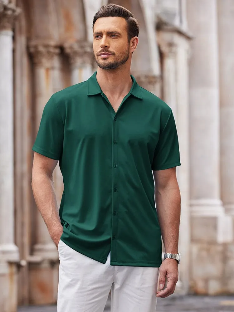 Casual Wrinkle Free Stretch Shirt (Live Only) sold by Coofandy