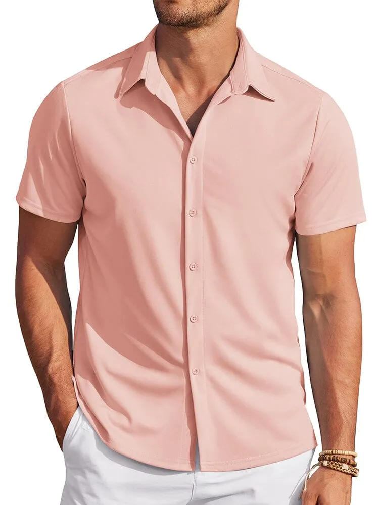 Casual Wrinkle Free Stretch Shirt (Live Only) sold by Coofandy product image thumbnail 4