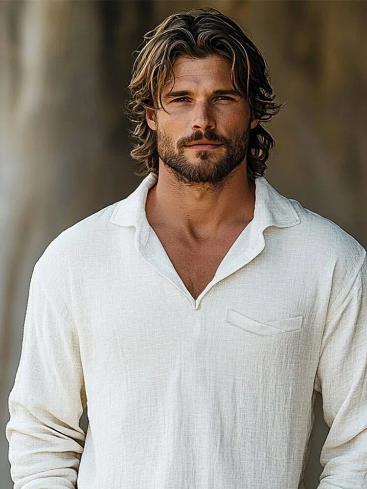 Effortless Lightweight 100% Cotton Shirt sold by Coofandy product image thumbnail 3