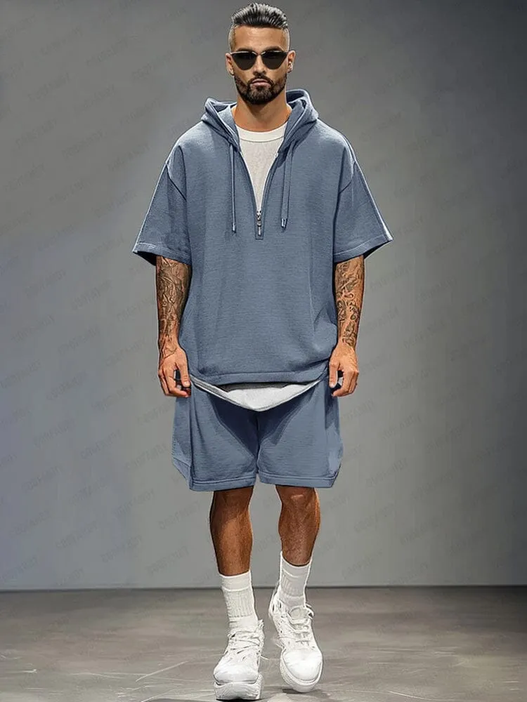 Comfort 100% Cotton Athleisure Set sold by Coofandy product image thumbnail 2