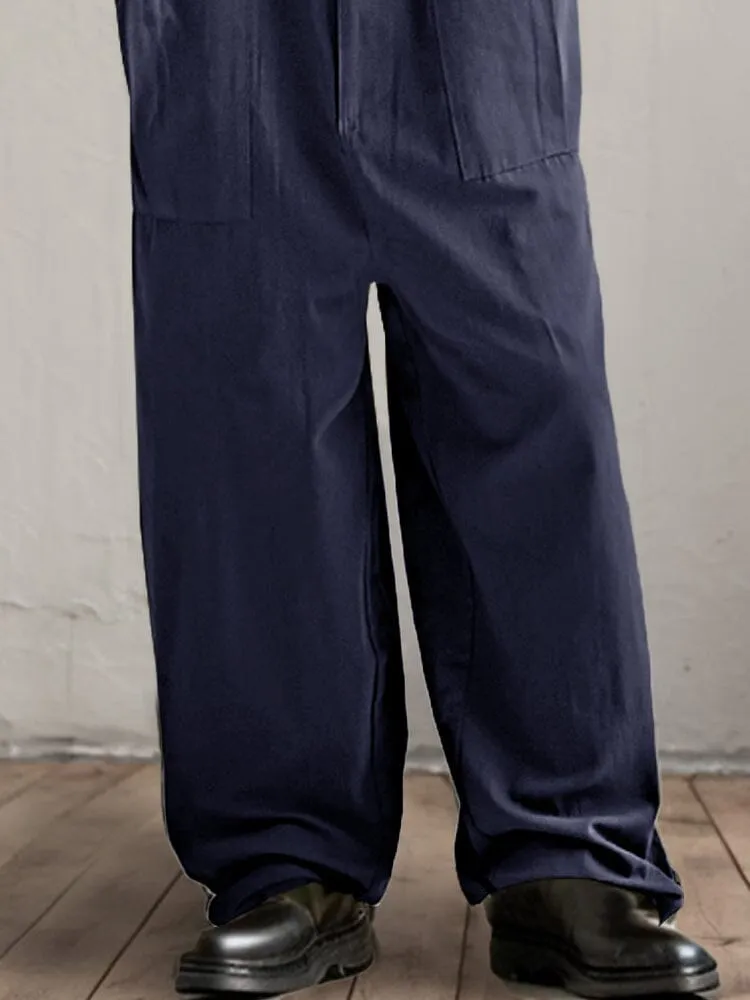 Essential Adjustable Strap Cotton Jumpsuit sold by Coofandy product image thumbnail 4