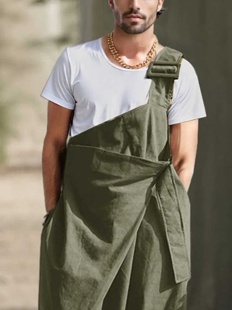 Stylish Single Strappy Cotton Jumpsuit sold by Coofandy product image thumbnail 3