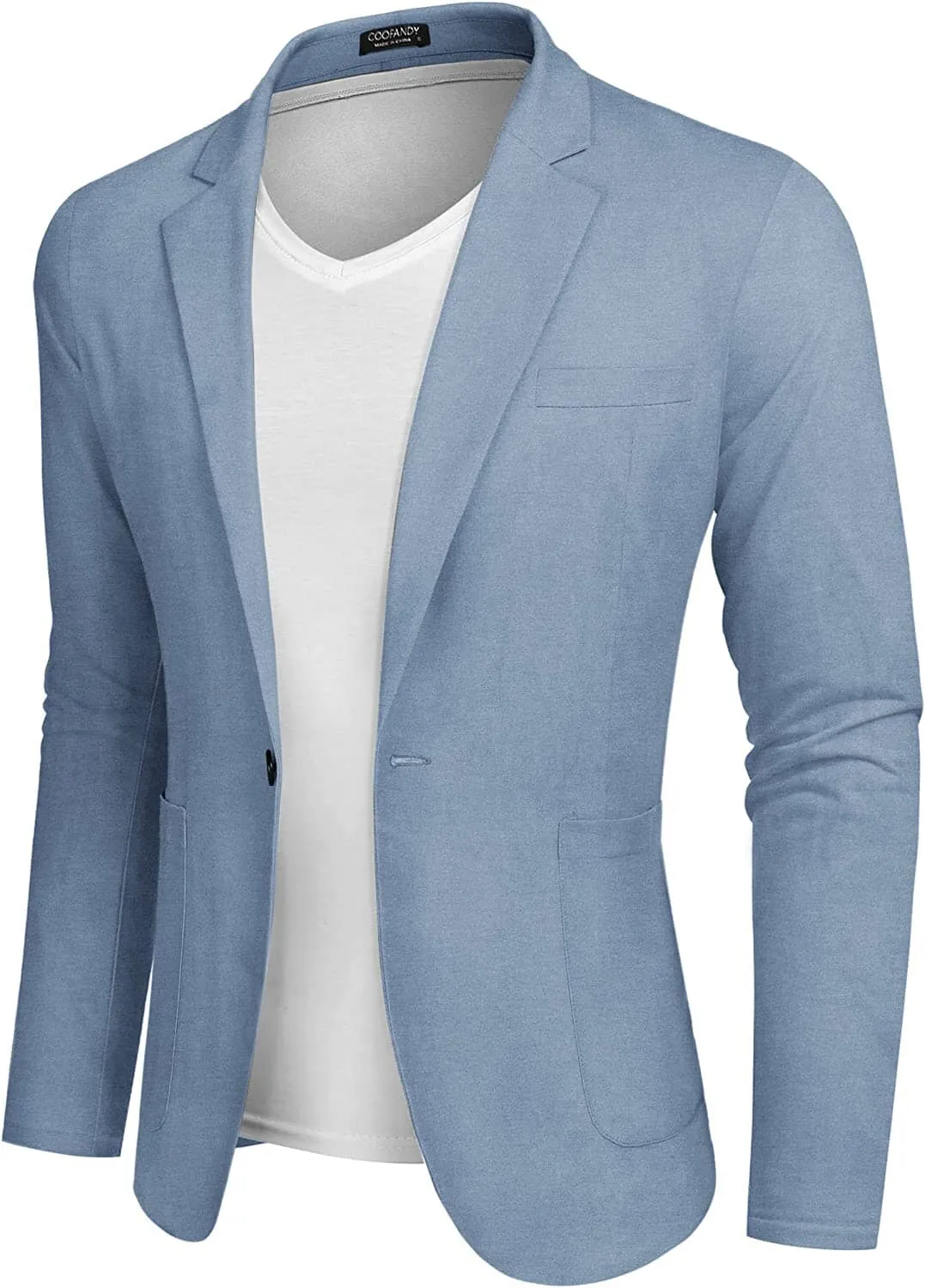 Casual Regular Fit Lightweight Linen Blazer (Live Only) sold by Coofandy