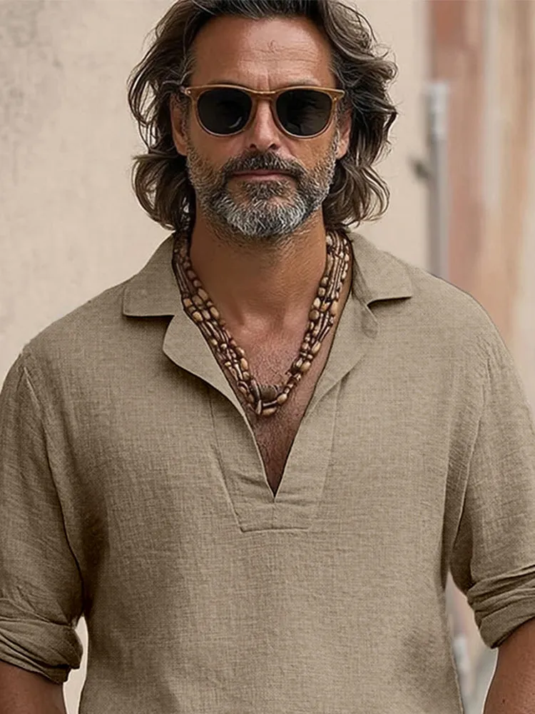 Casual Minimalist 100% Cotton Shirt sold by Coofandy product image thumbnail 3