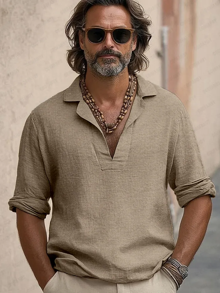 Casual Minimalist 100% Cotton Shirt sold by Coofandy product image thumbnail 2