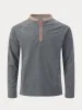 Urban Casual Soft Henley Shirt sold by Coofandy