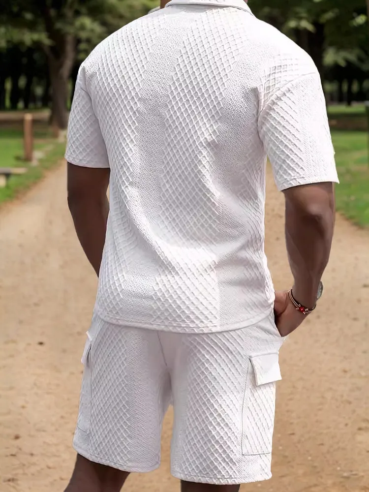 Casual Textured 2-Piece Set sold by Coofandy product image thumbnail 3