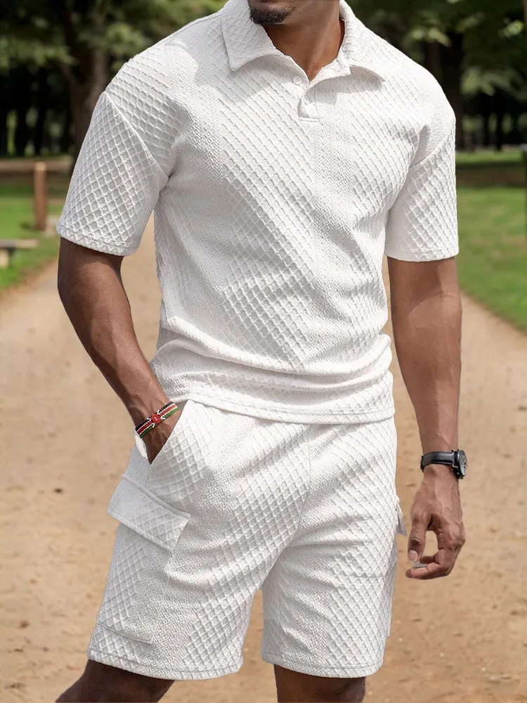 Casual Textured 2-Piece Set sold by Coofandy product image thumbnail 2
