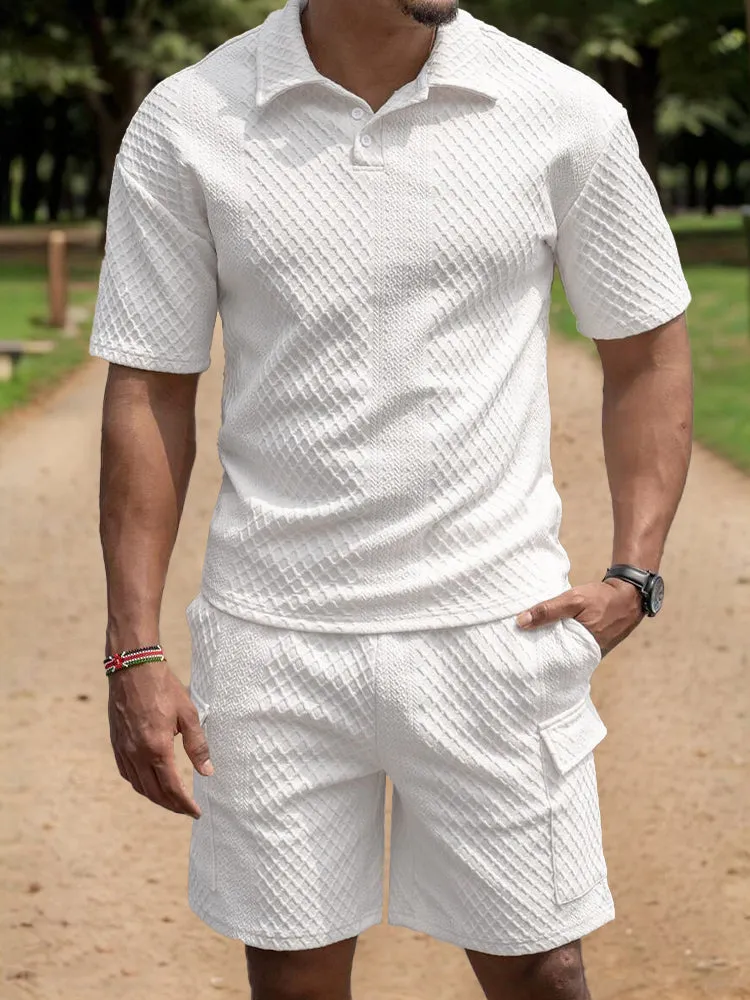 Casual Textured 2-Piece Set sold by Coofandy
