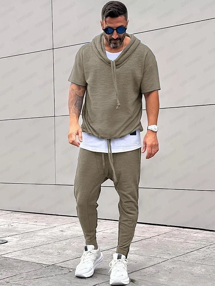 Versatile Comfy Hooded 2-Piece Set sold by Coofandy product image thumbnail 2