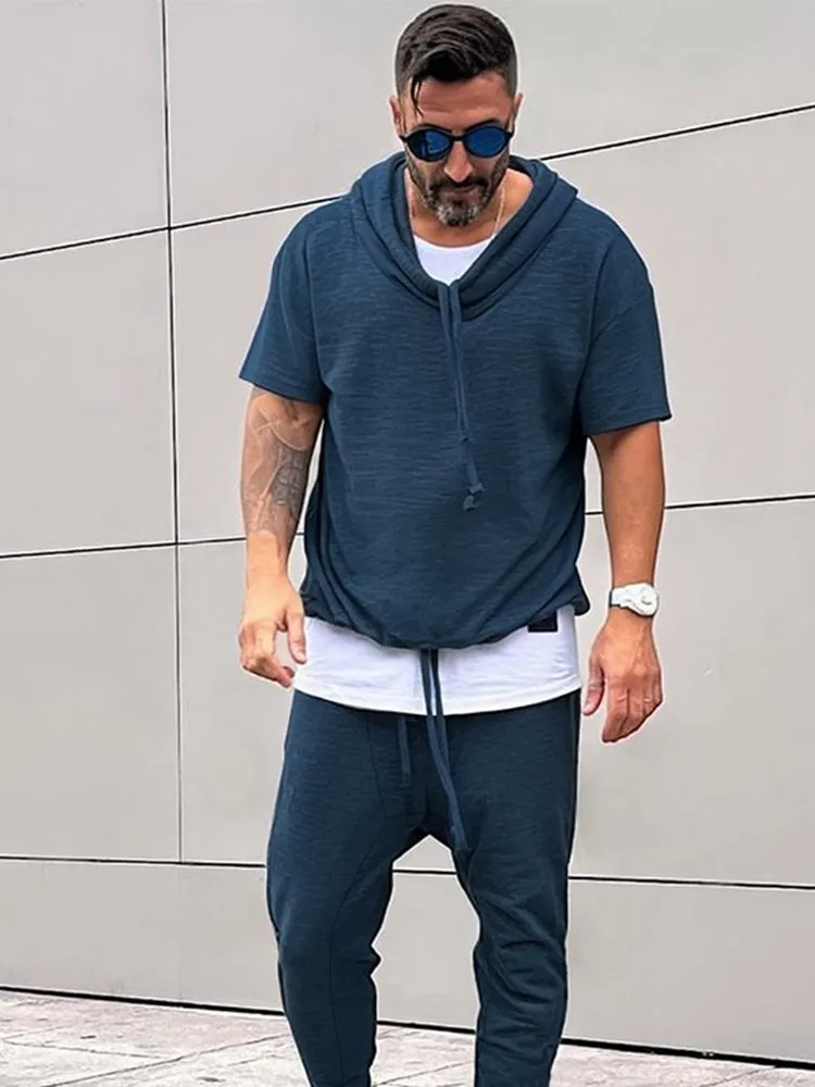 Versatile Comfy Hooded 2-Piece Set sold by Coofandy product image thumbnail 3