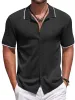 Casual Textured Vacation Knit Shirt (US Only) sold by Coofandy