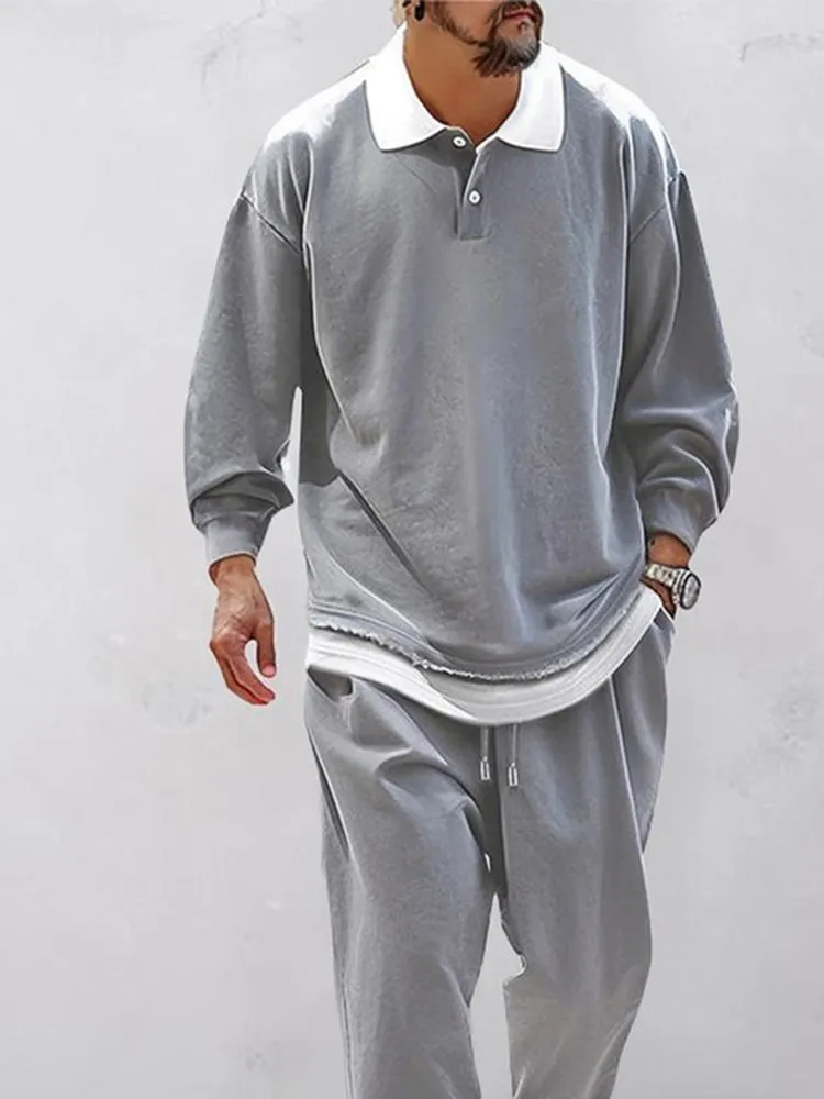 Comfort Fake 2-Piece Sports Set (Live Only) sold by Coofandy product image thumbnail 3