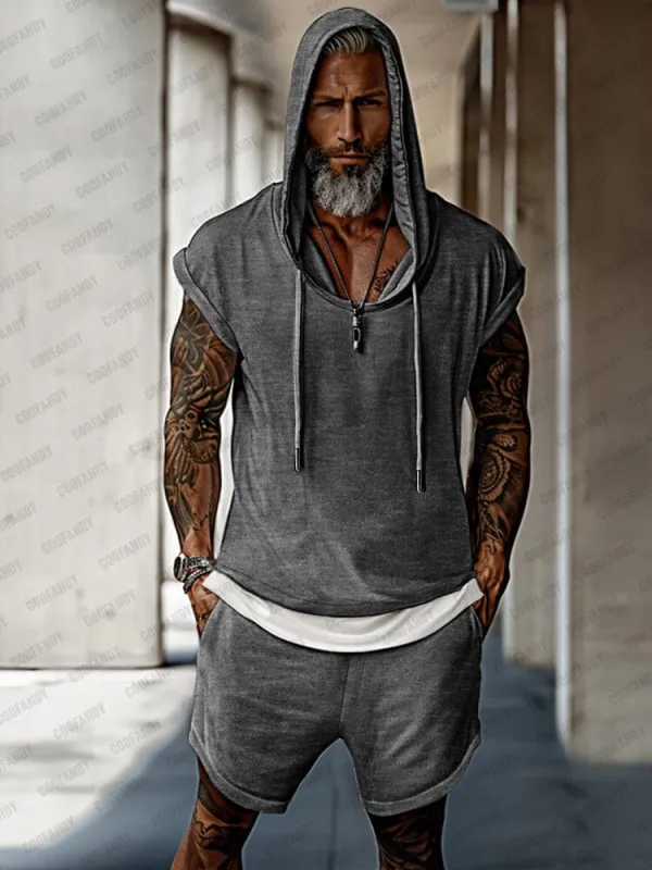 Hooded Street Luxe Tank Top Set (Live Only) sold by Coofandy