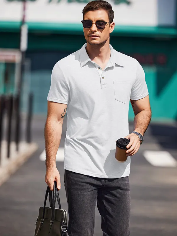 Classic Basic Golf Polo Shirt (US Only) sold by Coofandy