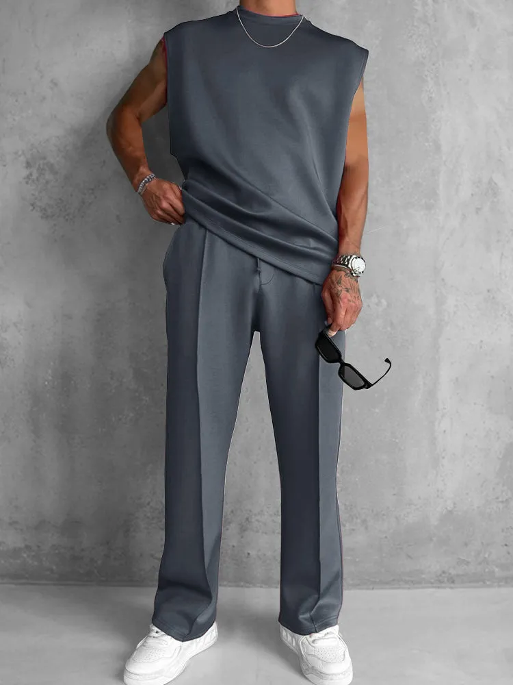 Modern Comfort Tank Top Pants Set sold by Coofandy product image thumbnail 4